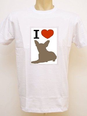 camiseta I LOVE DOG