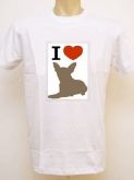 camiseta I LOVE DOG